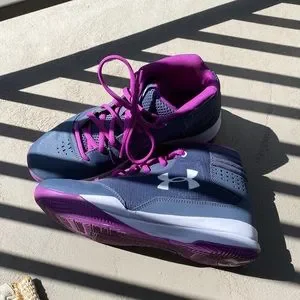 Under Armour Shoes Girls Under Armor Purple Basketball Shoes
